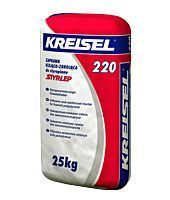 Клей по пенопласту универсальный армированный Kreisel 220 (25 кг) Клей по пенопласту универсальный армированный Kreisel 220 (25 кг)